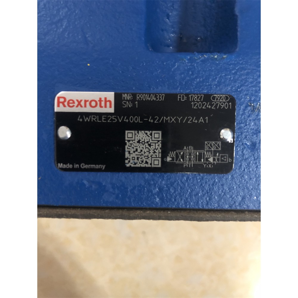 R901404337 4WRLE25V400L-42/MXY/24A1力士乐比例阀德国工业液压