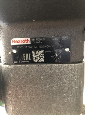R900580384 PV7-1A/40-45RE37MC0-16力士乐叶片泵德国机械原装