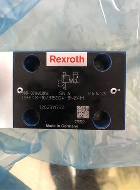 力士乐DBETX-10/315G24-8NZ4M 0811402016溢流阀电压24VDC德国产