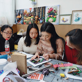 软陶人偶造型装 饰设计粘土浮雕画学校机构北京师资培训常年开课