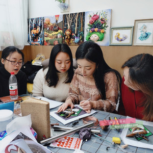 软陶人偶造型装饰设计粘土浮雕画学校机构北京师资培训常年开课