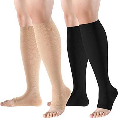 Compression Socks S-XXL Medical Prevent Varicose Ve Toeless