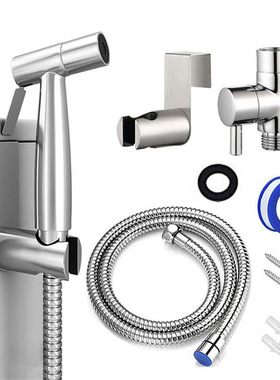 Black Bidet Faucet Hand Protable Toilet Bidet Sprayer Stainl