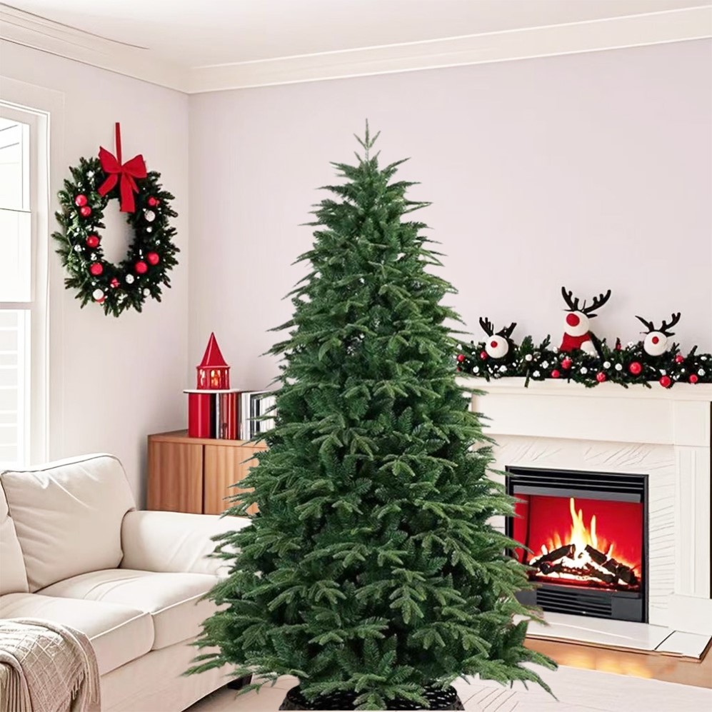 Dense PE+PVC Christmas Tree, Realistic Artificial Xmas Tree