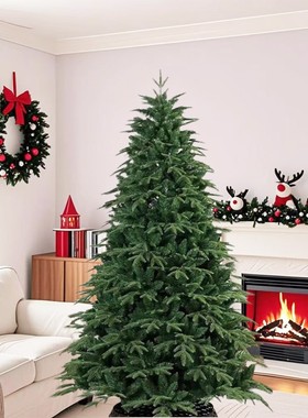 Dense PE+PVC Christmas Tree, Realistic Artificial Xmas Tree