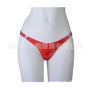 lingerie leather shiny nightclub Sexy shorts imitation