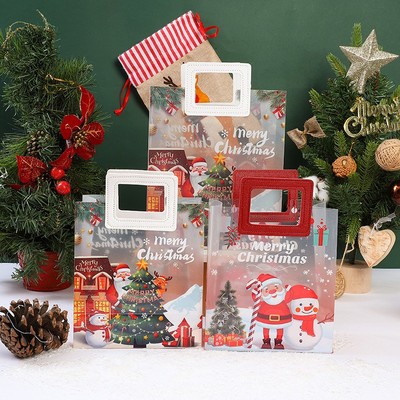 Premium Christmas Gift Bags, Elegant Apple Box for Xmas Eve