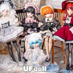 UFdoll5分BJD娃娃+茶饮系列PLUS+全套造型女娃盲盒预定35CM高萌妹