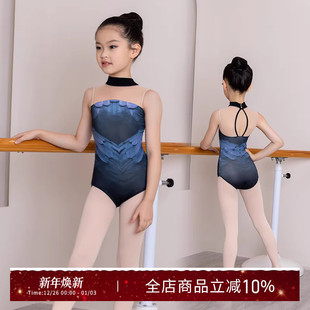 danzbaby芭蕾体服儿童艺考高胯形体服基训舞蹈体操服练功服DZS05
