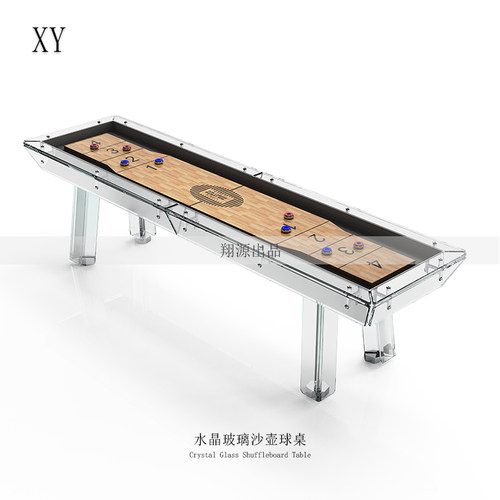 水晶钢化玻璃别墅家用沙壶球桌休闲娱乐商用桌面比赛沙狐台