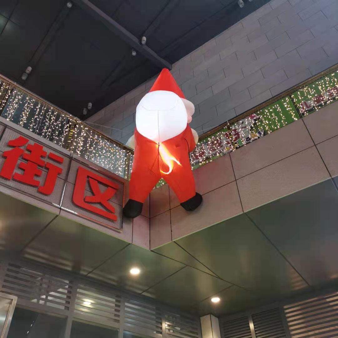 圣诞节装饰品发光卡通充气气模