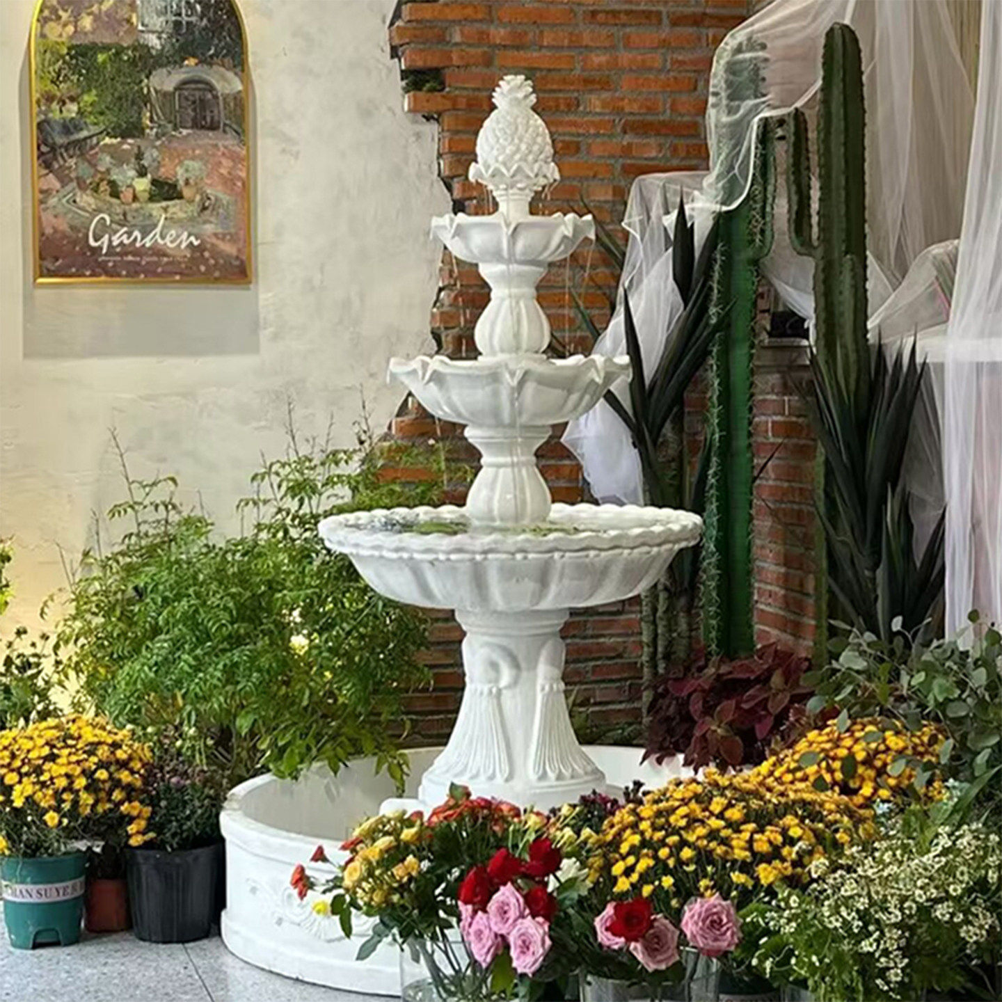 花园庭院阳台装饰简约流水水景鱼池大型创意室内户外欧式婚庆喷泉,节庆用品/礼品,节日装扮用品,淘宝优惠券,粉丝福利购,淘宝优惠卷