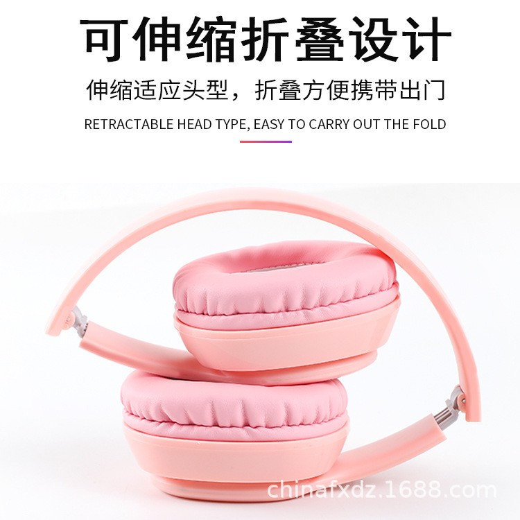 新款头戴有线耳机网课口语听力游戏音乐带麦手机mp3通用耳麦双耳