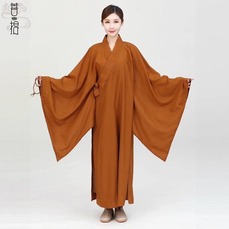 新禅心佛韵海清居士服长褂春夏季男女同款和尚服多丽丝海清衣服僧