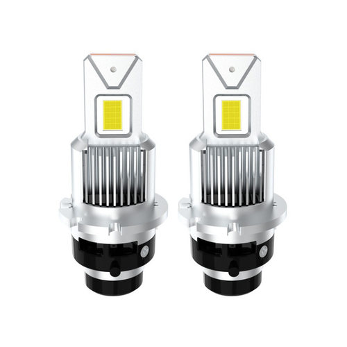替换原车HID带风扇6500K 35W直插款一体式D4 LED D2 D1 D3led大灯