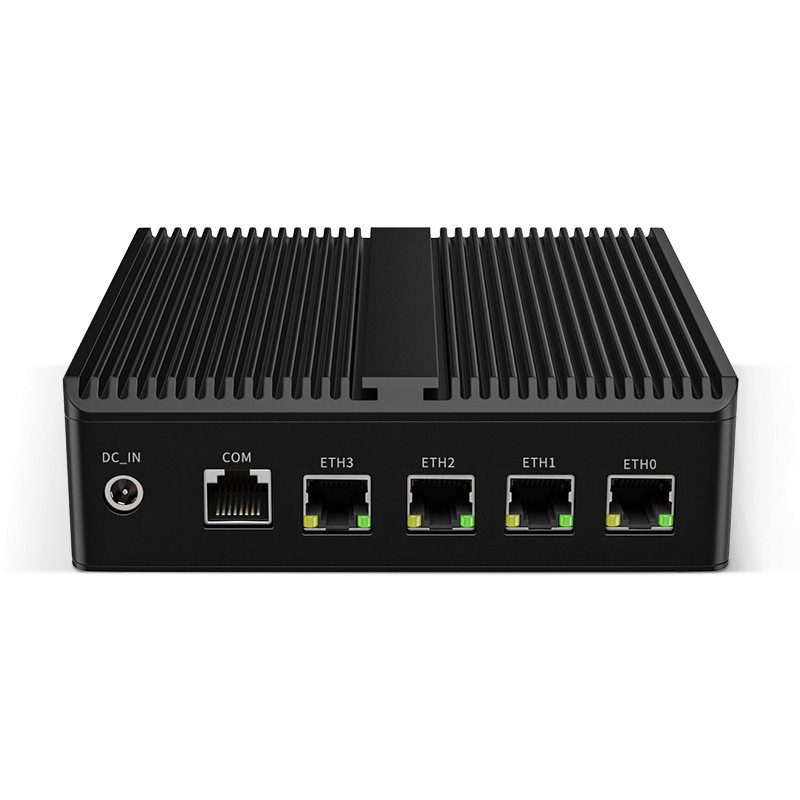 J6412迷你电脑主机赛扬4核4线程J6413迷你工控电脑软路由mini pc