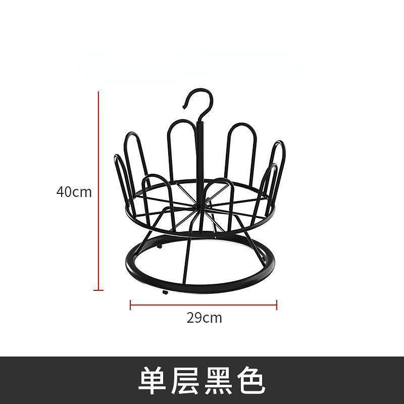 晾鞋架宿舍组装晒落地旋转阳台室外晒多层旋转挂式一件批