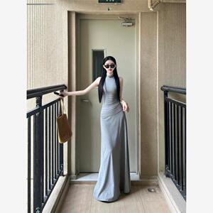 辣妹套装裙女夏季新款气质修身显瘦连衣裙a字包臀长款裙子两件套