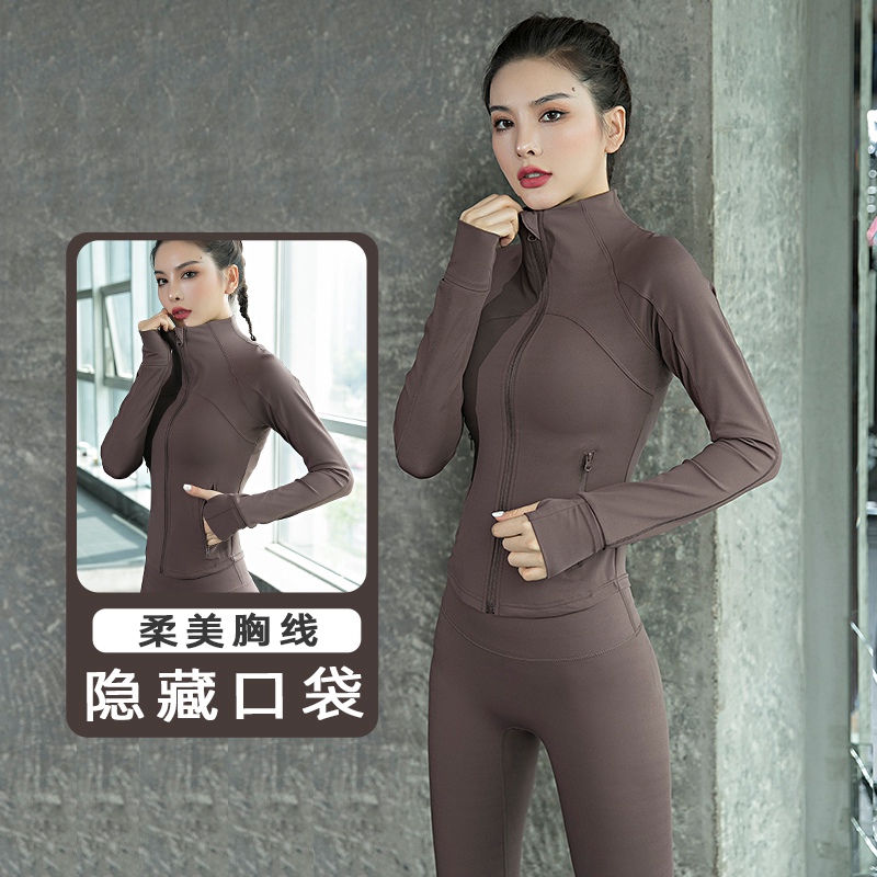 跑步外套健身长袖运动上衣