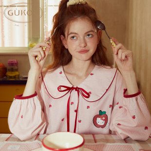 家居服套装 Hellokitty系列长袖 果壳睡衣女春秋款 Gukoo