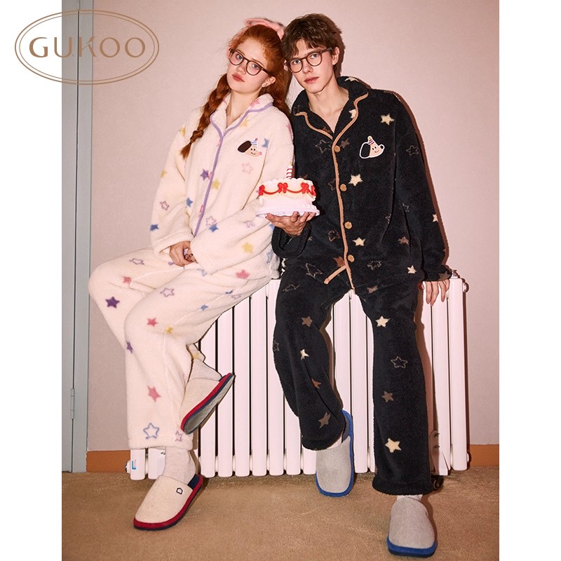 Gukoo/果壳睡衣女冬派对