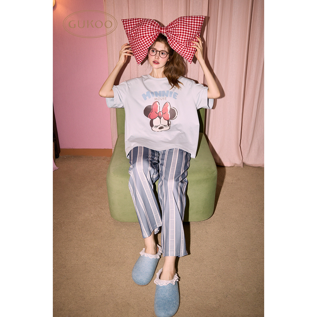 Gukoo/果壳睡衣女春秋款