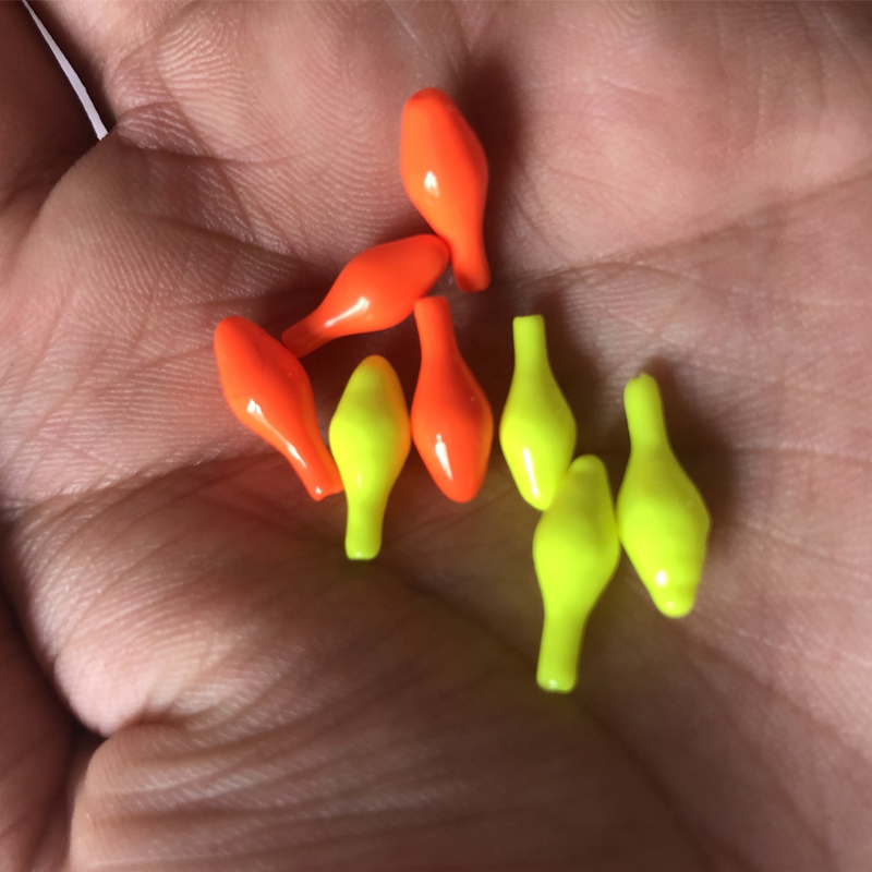 硅胶醒目豆软硬尾电子漂配件加粗