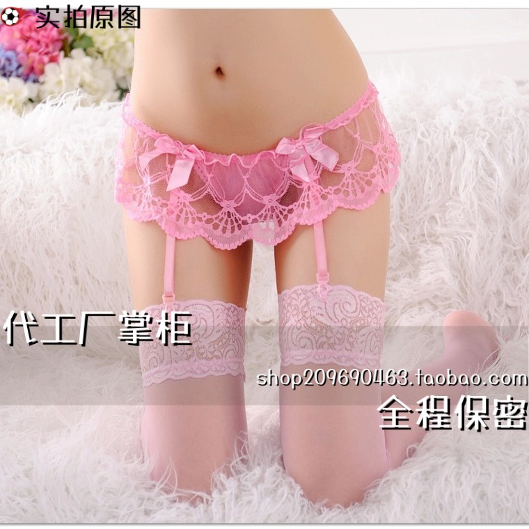 不能见人的睡衣禁欲系吊袜带 蕾丝吊袜带多色丝袜女