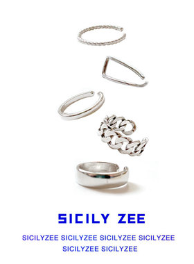 几何戒指女ins冷淡风小众