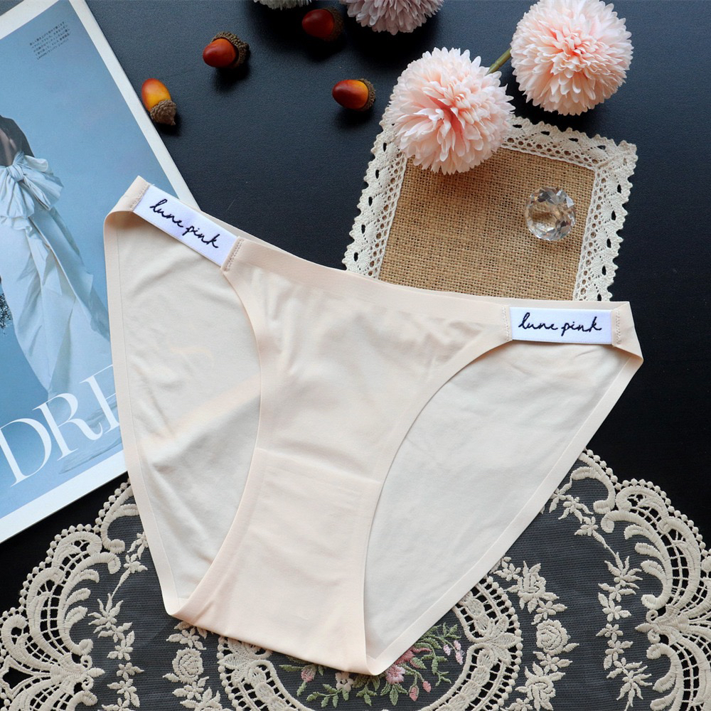 一片式无痕内裤女士纯棉裆抗菌透气丝滑牛奶丝性感冰丝低腰三角裤
