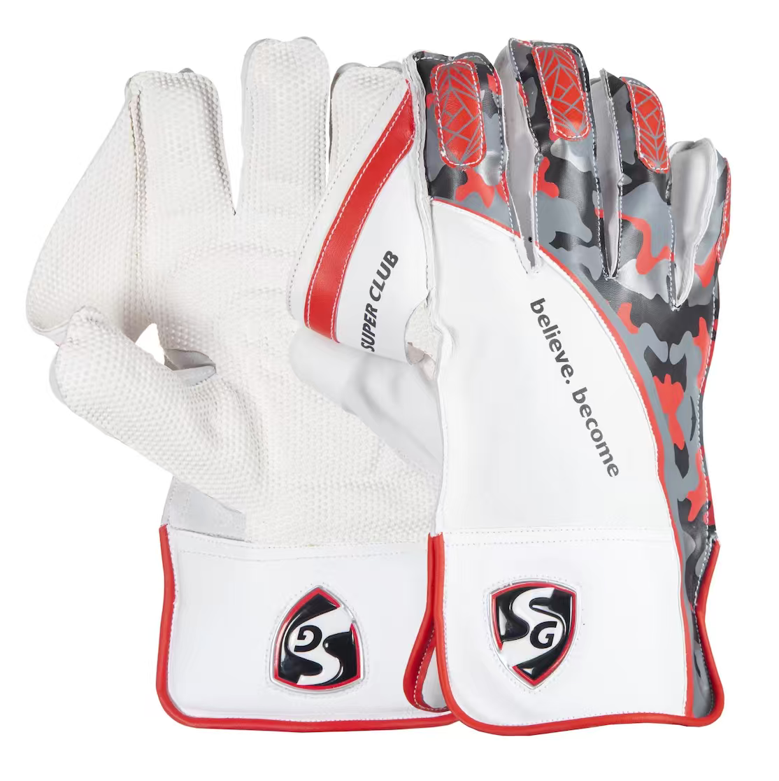 板球Cricket wicket keeper Gloves SG Supper Club 板球守球手套