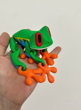 3D打印磁吸青蛙摆件树蛙