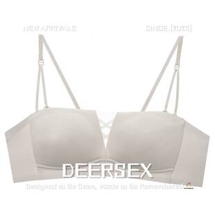 汕头市兴全针织光面防滑美背小胸聚拢上托透气文胸无钢圈交叉美背