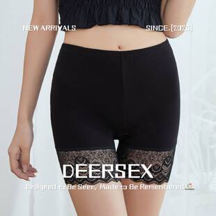 潮汕内衣文胸大码三分打底裤纯色花边蕾丝女生防走光夏薄款保险裤