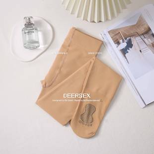 汕头市兴全针织新款秋冬儿童舞蹈袜 加绒加厚脚底防滑儿童连裤袜