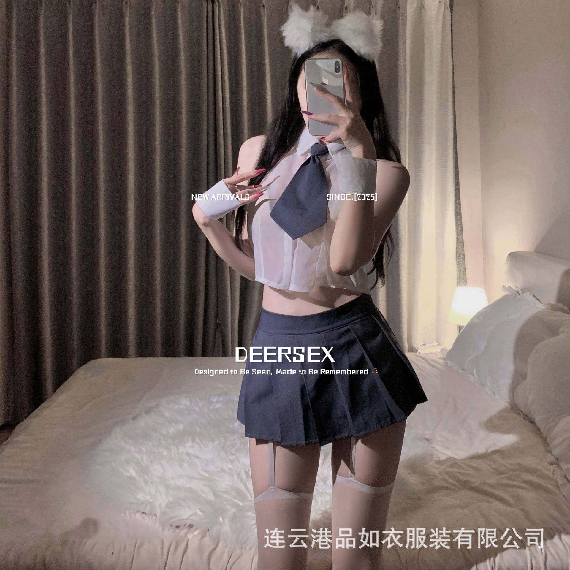 灌云情服饰内衣厂学姐套装学生制服百褶短裙纯制服趣味睡衣qq内衣,女士内衣/男士内衣/家居服,睡衣/家居服套装,淘宝优惠券,粉丝福利购,淘宝优惠卷
