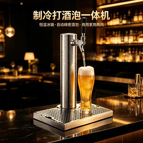 助飞严选啤酒机制冷绵密酒泡一体