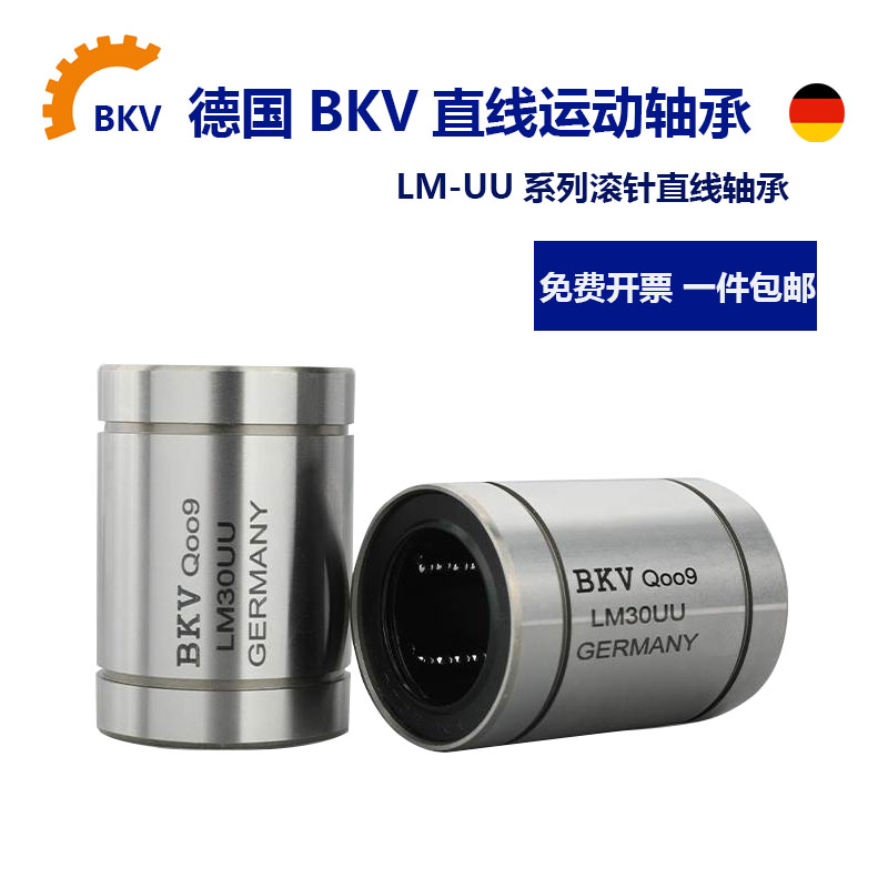 德国BKV5直线6轴承LM8 10 12 13 16 20 25 30 35 40UU进口滚针