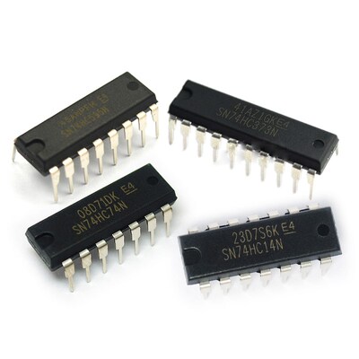 SN74HC595N寄存器芯片单片机锁存器74HC14 595 74 373 HD74LS373P