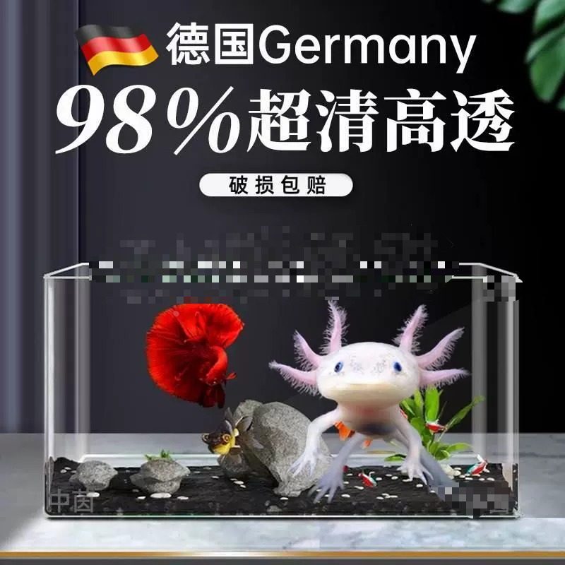 德国亚克力鱼缸一体成型六角恐龙专用缸家用长方形塑料透明仿玻璃,宠物/宠物食品及用品,桌面缸,淘宝优惠券,粉丝福利购,淘宝优惠卷