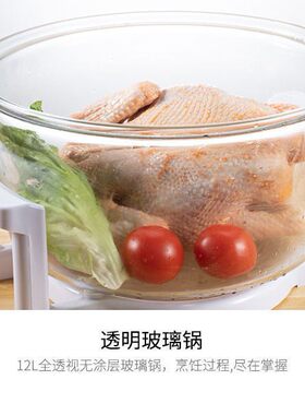 福贵空气炸锅玻璃缸达荣靓万佳
