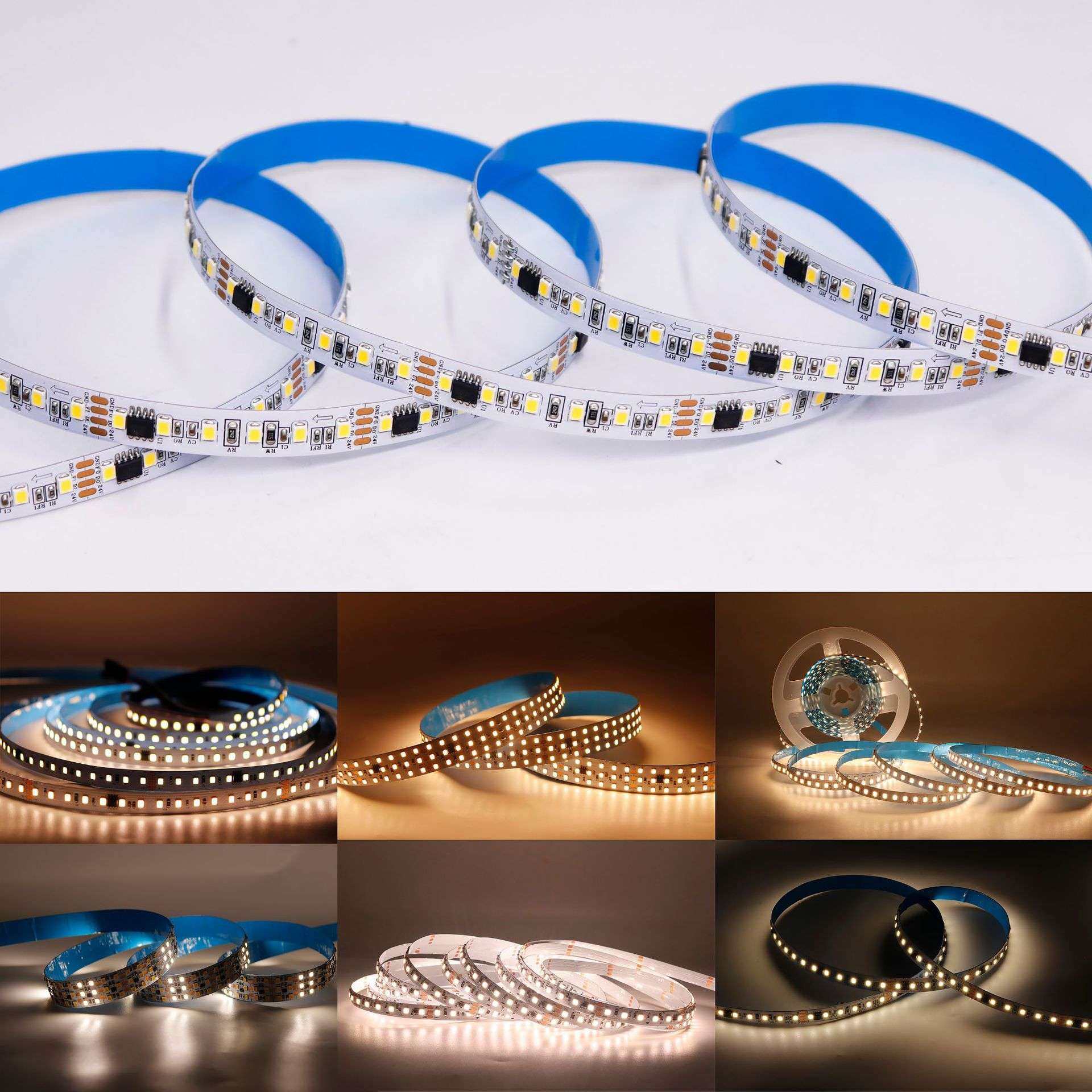 2835单色跑马灯带 RA≥90显 高密度高亮24V橱柜灯线条灯,家装灯饰光源,室内LED灯带,淘宝优惠券,粉丝福利购,淘宝优惠卷