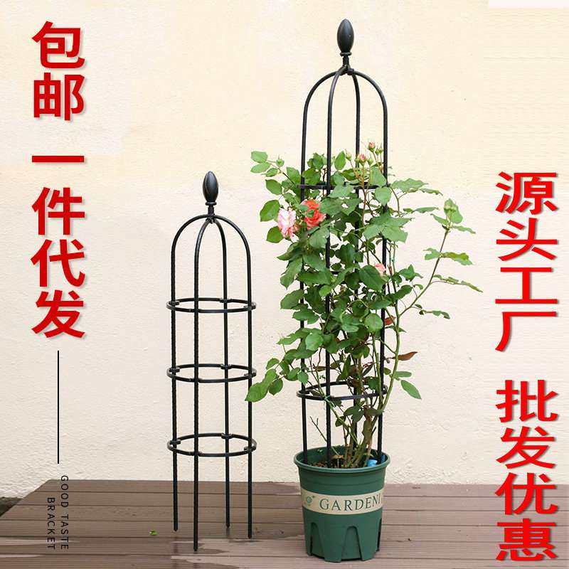 爬藤花架U型花支架欧式园艺植物攀爬藤架铁线莲月季花架花盆架