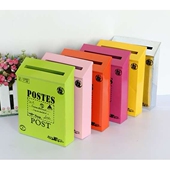 信箱 拍摄道具 邮筒 饰 壁饰装 家居装 复古铁皮邮箱