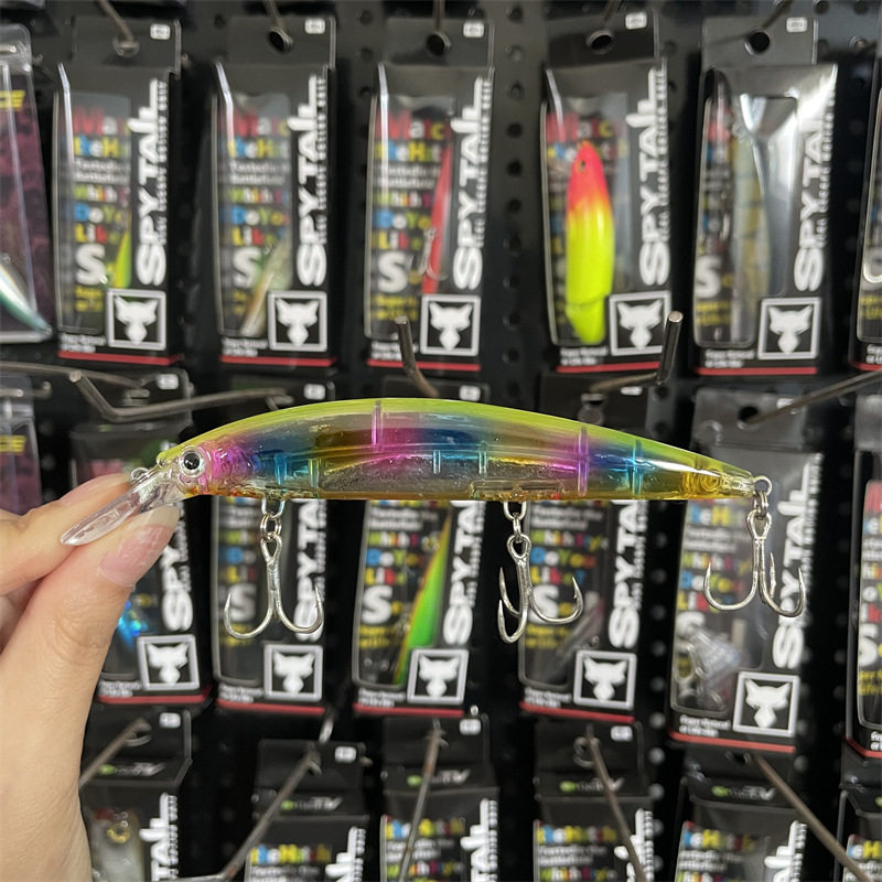 路亚饵银鳞刃沉水米诺缓沉米诺淡水专杀红尾鳜鱼仿生饵8163