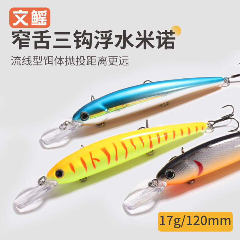 浮水远投大米诺12cm17g路亚硬饵