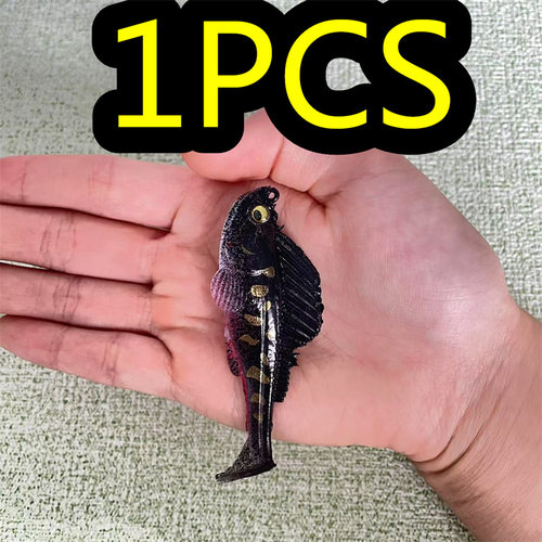 跳跳软鱼软饵探底包铅鱼假饵钓鲈鱼鲶鱼黑鱼拟饵T尾仿生饵 8182