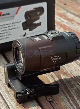 复刻款Trijicon 3X增倍镜侧翻高清透光带快拆 无功能摆件弹弓备件