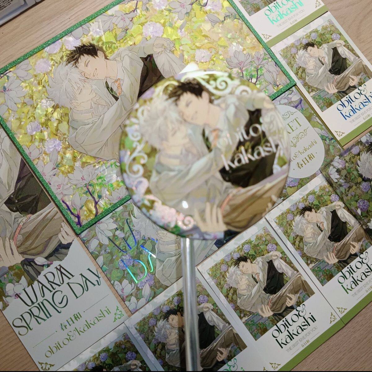 【全店满20包邮】火影忍者 动漫周边 带土 卡卡西 周边自制色纸