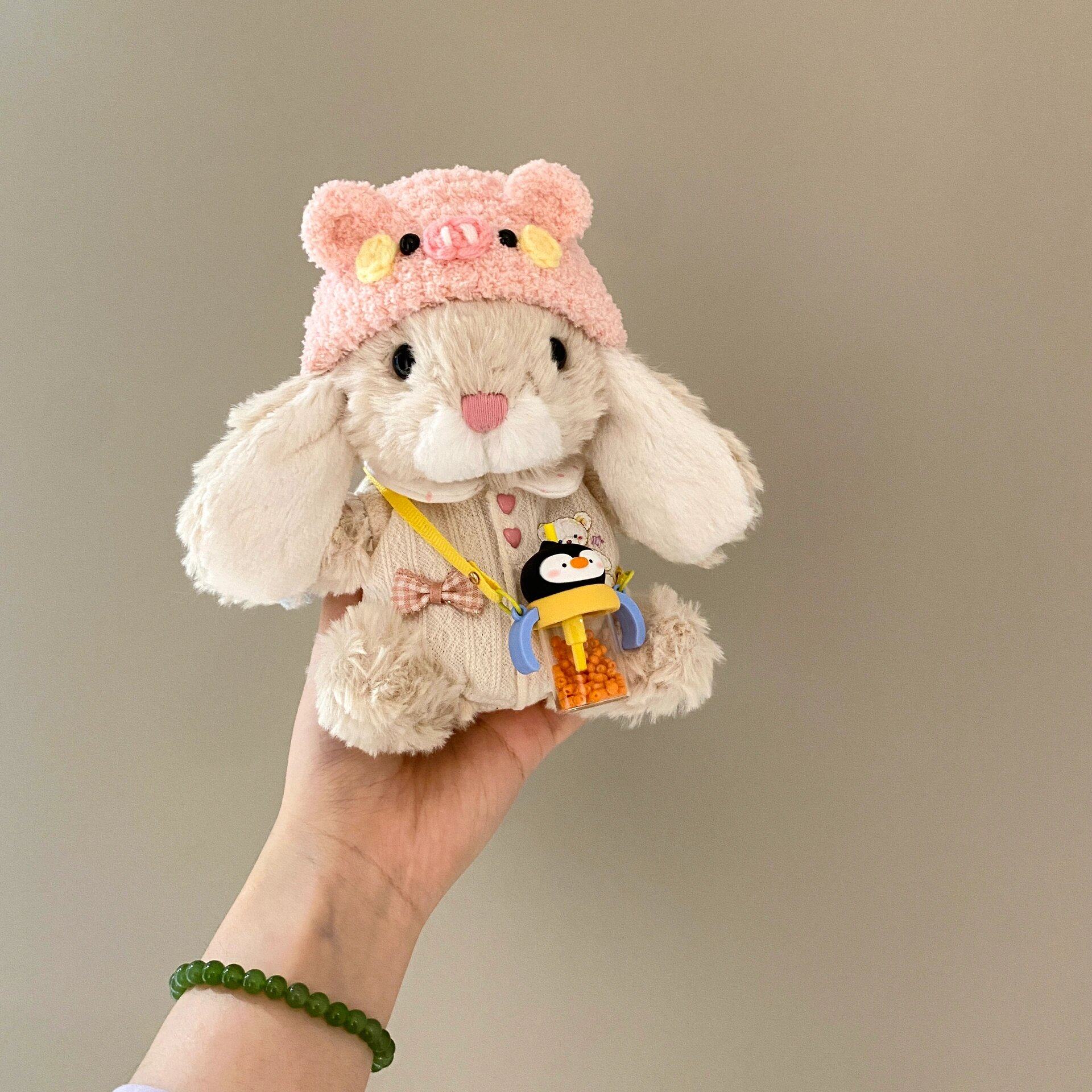 JELLYCAT 달콤한 토끼 맛있는 오리 땅콩 펭귄 15CM  옷 봉제 인형 인형 옷